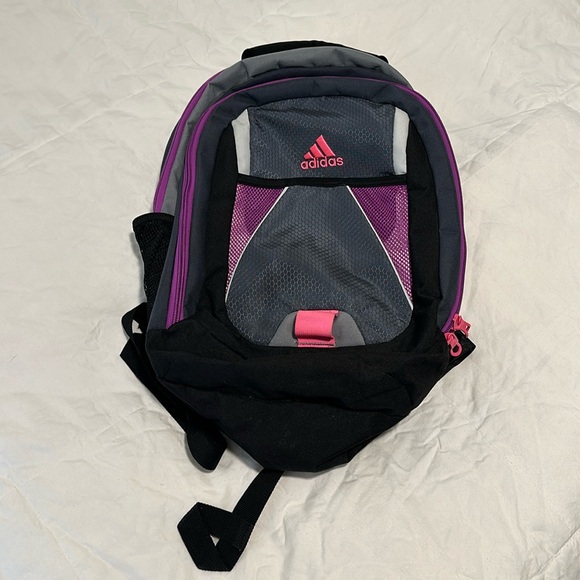 adidas Other - Adidas youth girls backpack with cellphone pocketed water bottle carrier